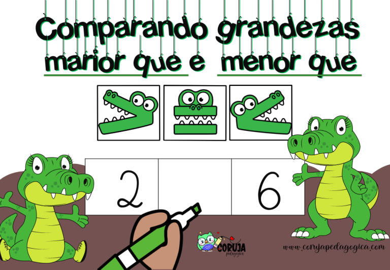 Comparando grandezas: maior que, menor que ou igual (> =