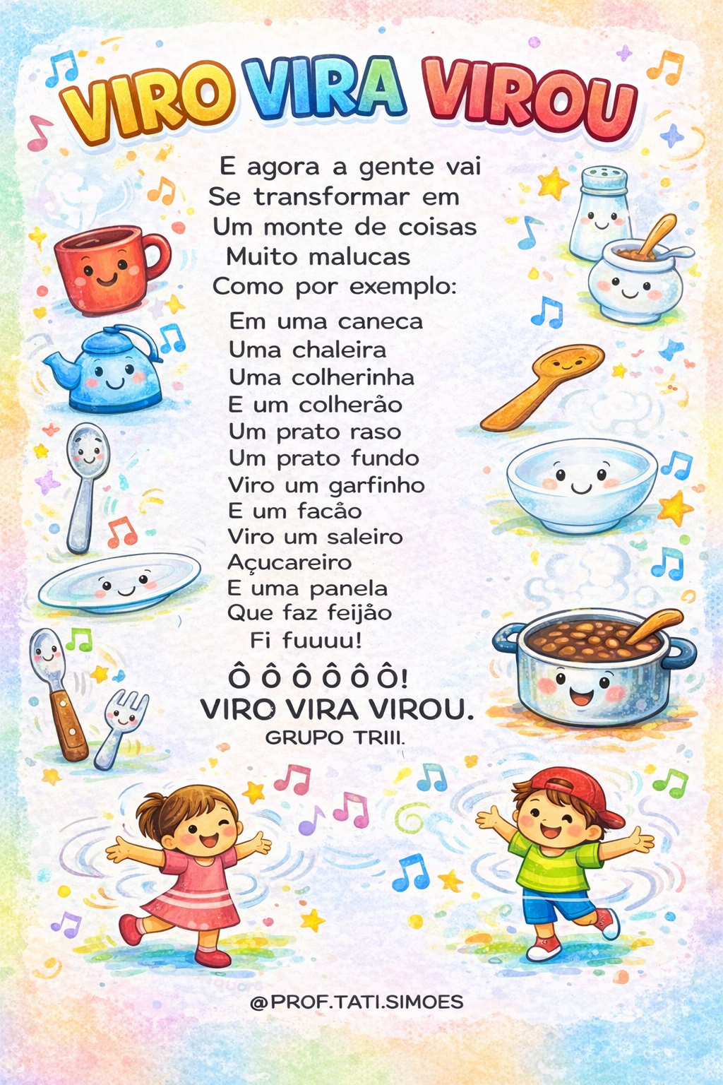 Atividades Viro Vira Virou: Alfabetização e Letramento com Grupo Triii @prof.tati.simoes